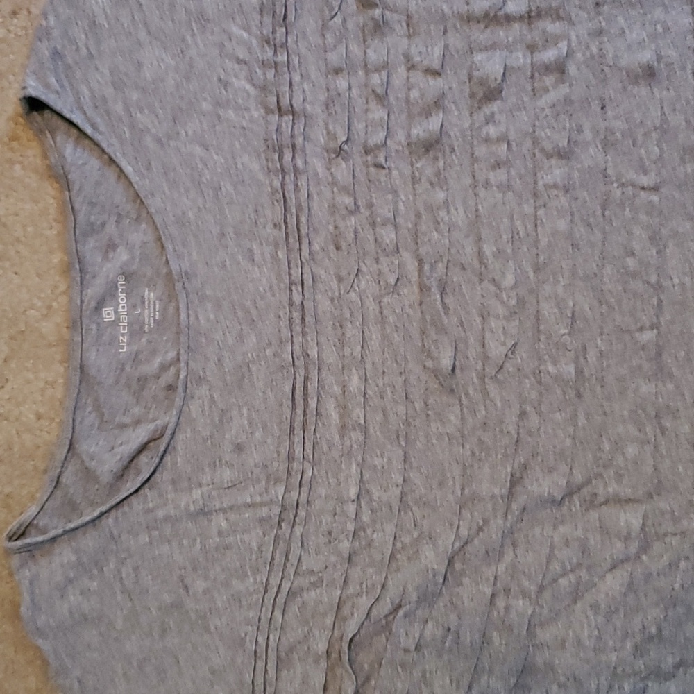 Liz Claiborne front tiered shirt